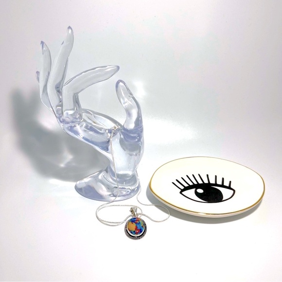 🌈 Lovely mosaic jasper necklace - Picture 5 of 8